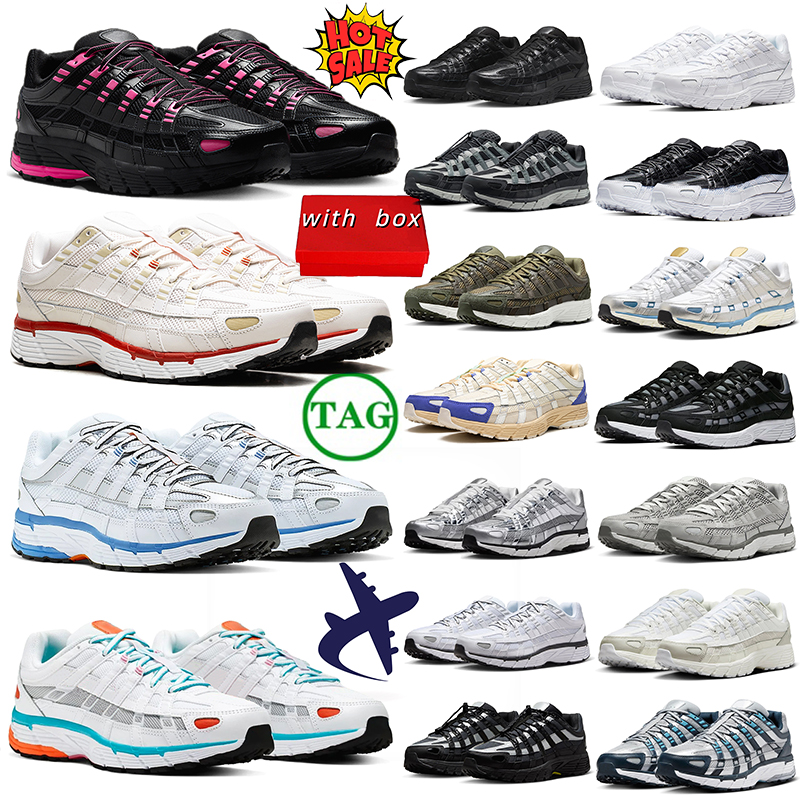 2026 designer shoes p6000 Trendy Sneakers Retro Mesh Running Shoes with Shock-Absorbing Sole for men women with box+tag Size 36-46