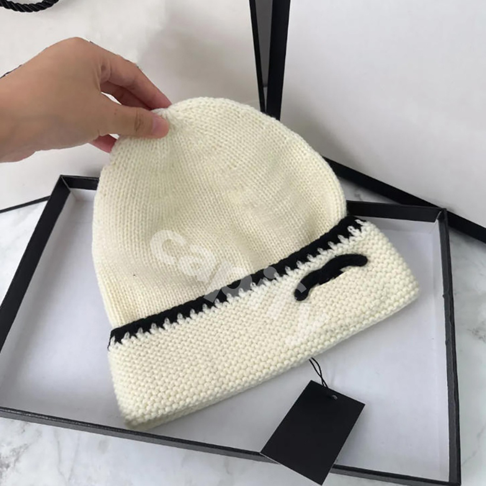 Woman's Knit Beanies Hats Men's Fashion Versatile Beanie Letter Autumn And Winter Warmth High Quality