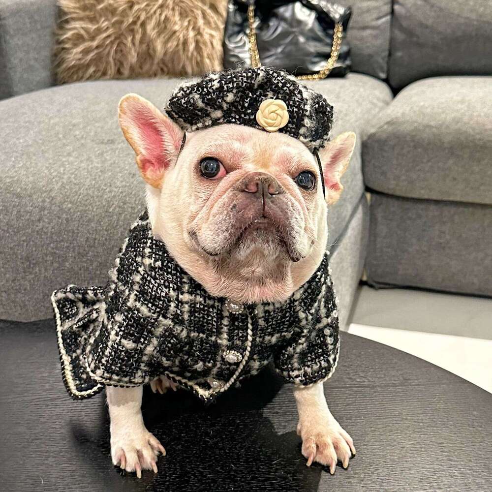 Dog Clothes Festive Fragrant Hoodie for Small Pets Warm Plaid Coat for Holiday Everyday Outfits Cozy Christmas Apparel for Dogs Cats