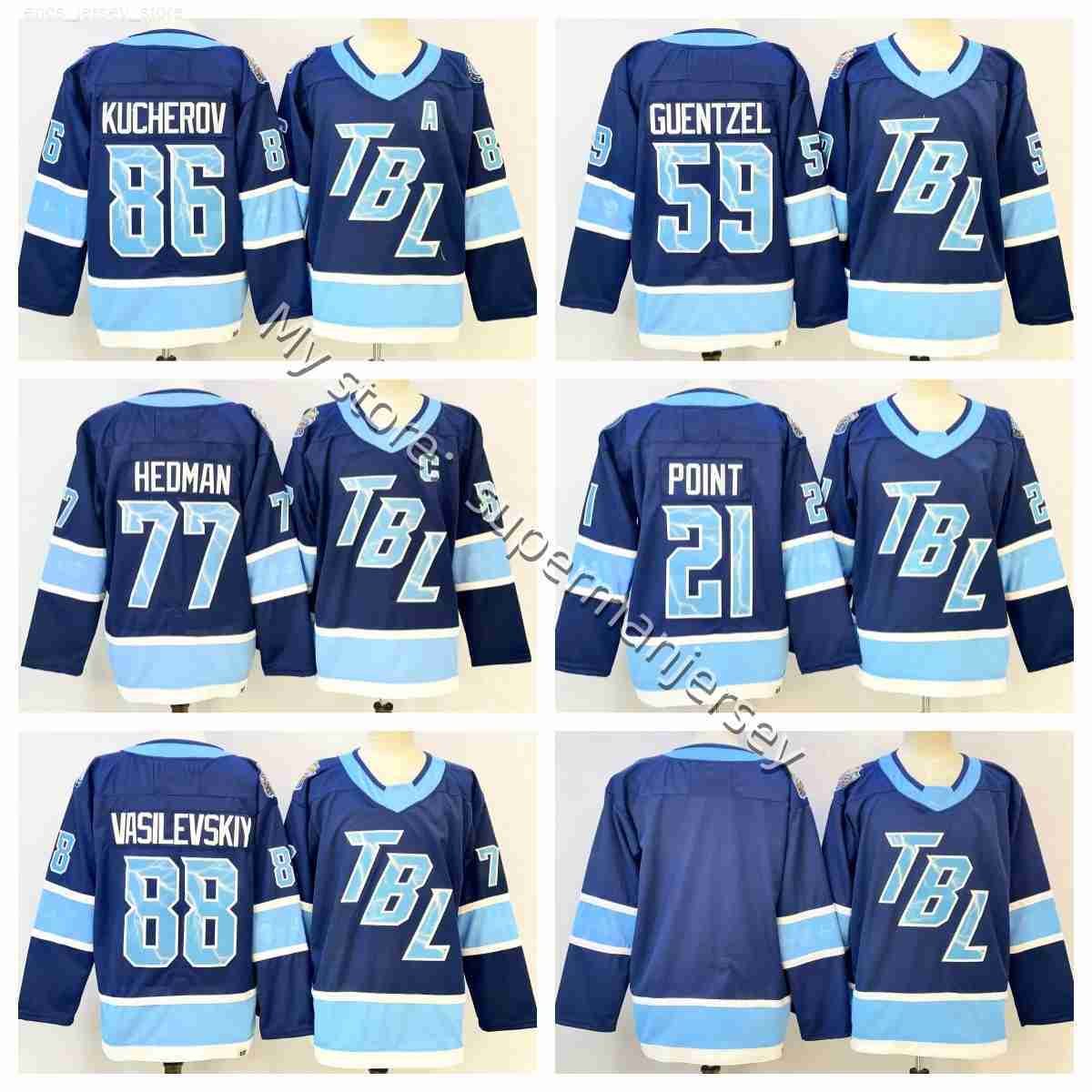 Tampa Bay 2026 Stadium Series Lightning hockey Jersey Nikita Kucherov Andrei Vasilevskiy Victor Hedman Anthony Cirelli Guentzel Yanni Gourde Brandon McDonagh ALL