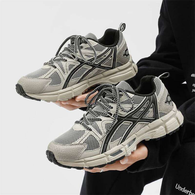 wwy New Men Casual Shoes Walking Leisure Lace-up Jogging Loafers Brand Outdoor Breathable Running Fashion Sneakers Blade Comfortable 26W0121