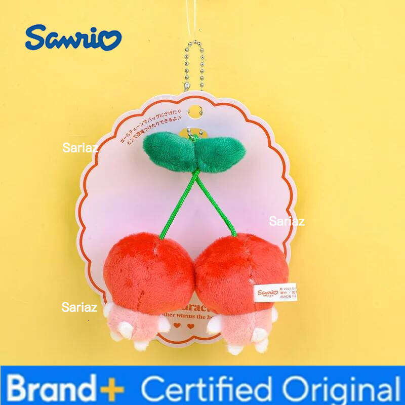 Sanrio Kawaii My Sweet Piano Hello Kitty Plush Toy Keychain Brooch Cherry Pachacco Backpack Pendant Decoration Girl Holiday Gift H2601211