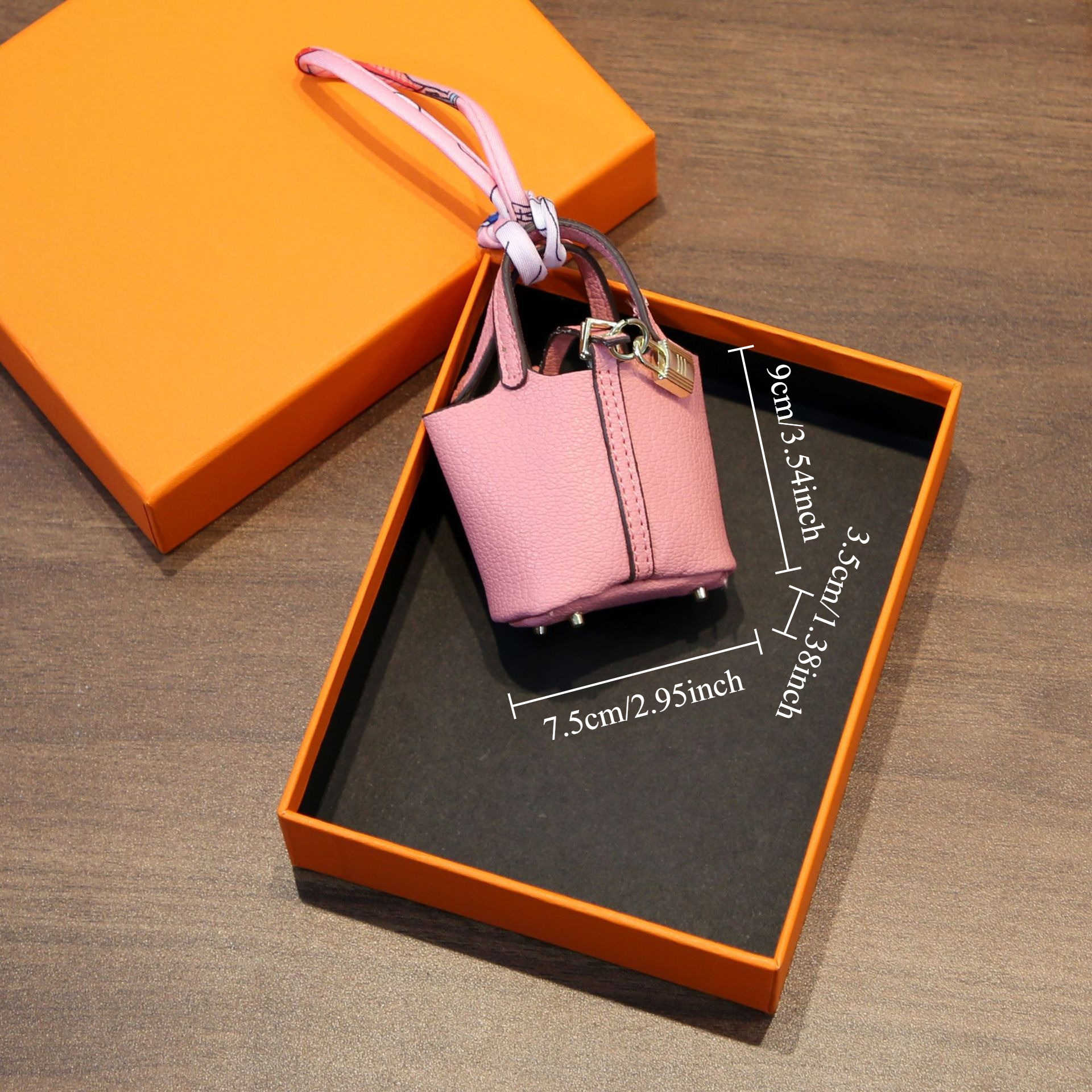 Fashion Women's Mini Basket Bag Charm 2026 Leather Small Pouch for Earphone & Small Accessories