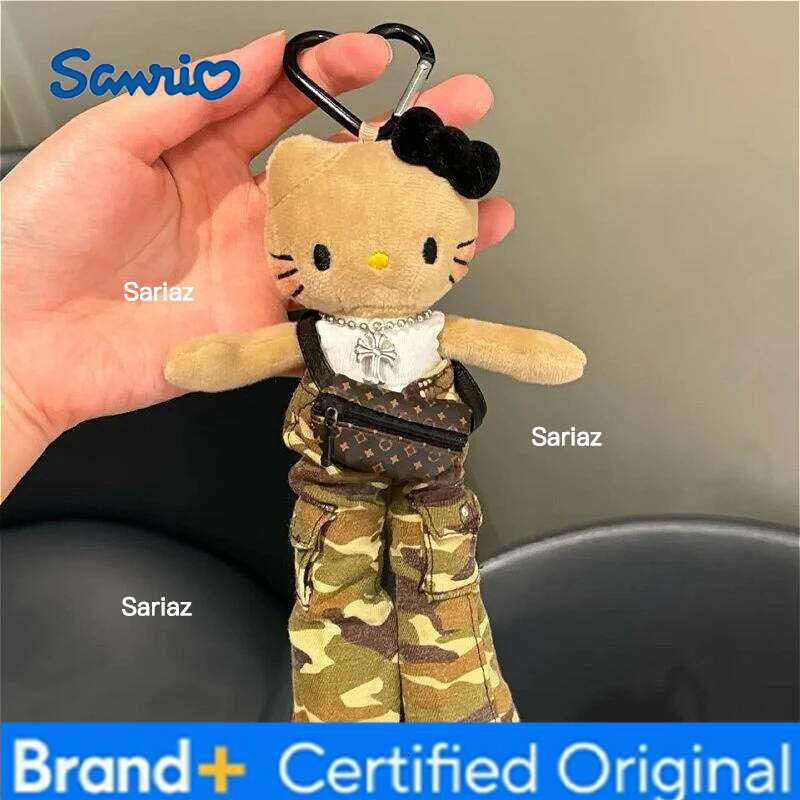 Sanrio New Plush Hello Kitty Long Leg Series Autumn/Winter Cute Bag Pendant Car Hanger Keychain Best Friend Gift H260121