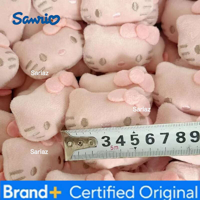 Sanrio Cartoon Anime Cute HelloKitty Plush Doll Handmade DIY Brooch Hairpin Keychains Bag Hat Shoes Socks Accessories Material H260121