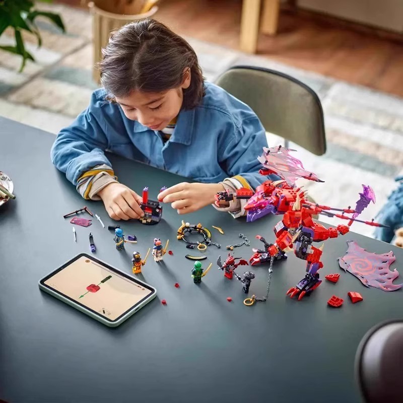 71832 Phantom Ninja Series Chaos Dragon Thunder Tooth Assembly Block Toy 2026