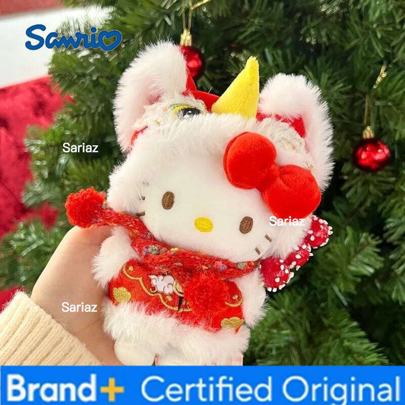 Sanrio Anime Hello Kitty cosplay cross-dressing plush pendant PP cotton stuffed doll Kawaii keychain cute accessories holiday gift H260121