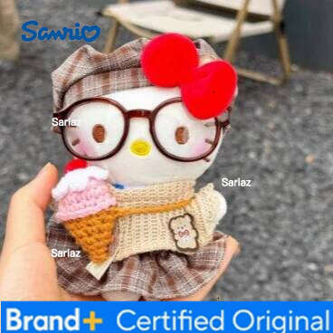 Sanrio Hello Kitty Cute Cartoon DIY Bag Plush Doll Key Chain Decoration Car Hanging Pendant Accessories Girls Gift H260121