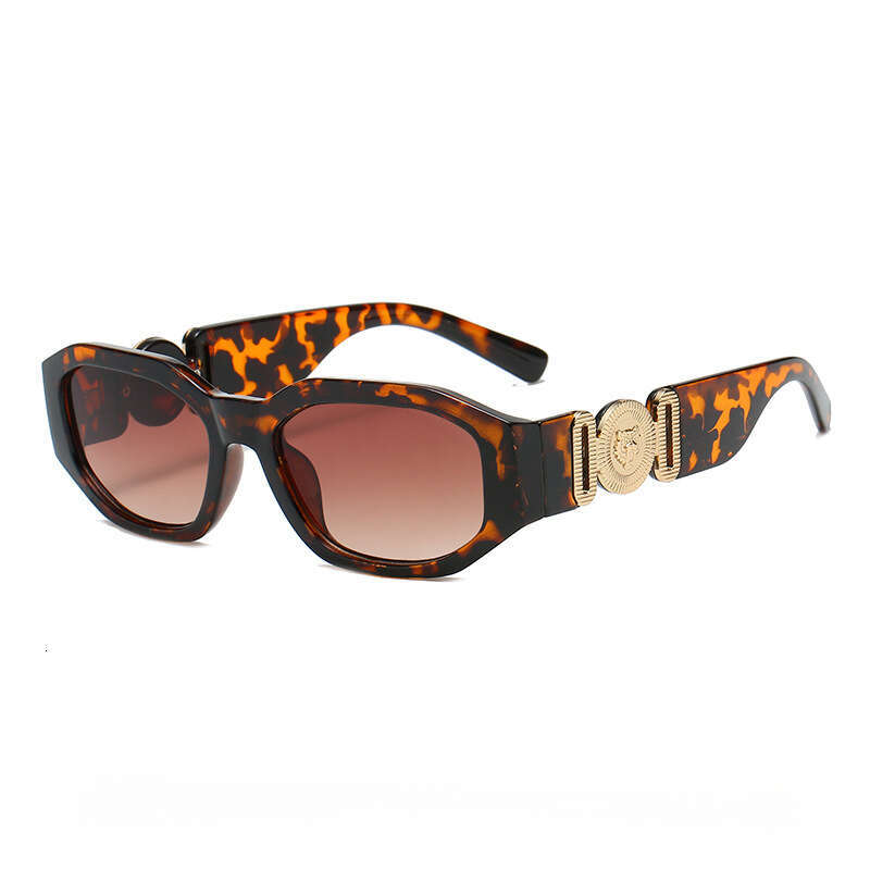 UV400 Protection Sunglasses Women, New Personality Small Square Frame Polygon, Human Head Detail , for Street Style & Gift