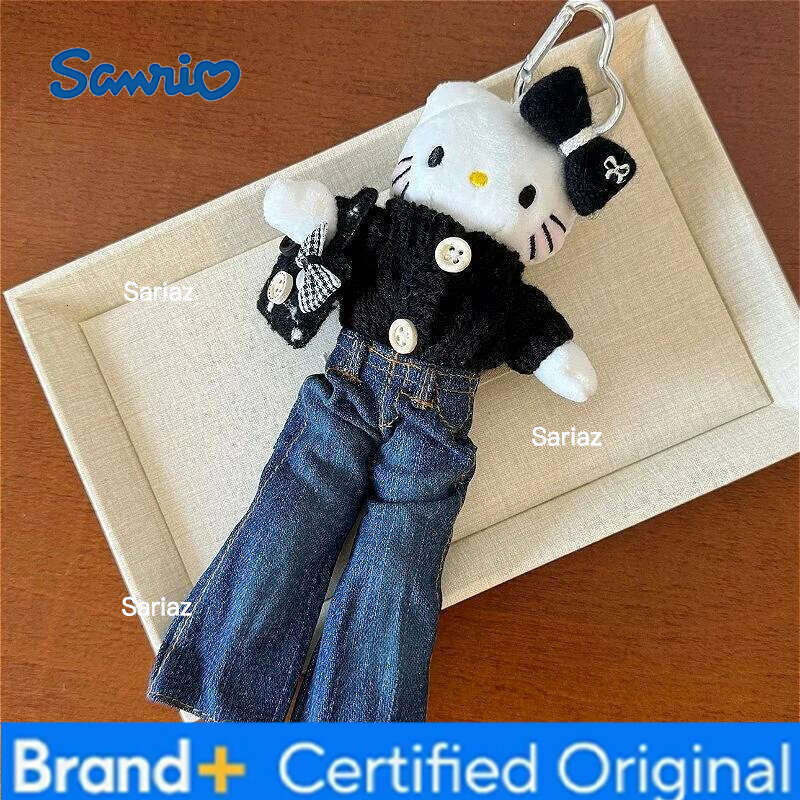 Sanrio New Plush Hello Kitty Long Leg Series Autumn/Winter Cute Bag Pendant Car Hanger Keychain Best Friend Gift H260121