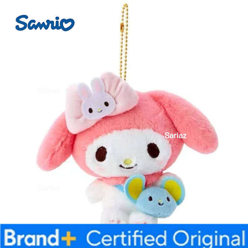 Sanrio Hot Plushie Stuffed Kuromi Melody Plush Kawaii Animal Backpack Series Children's Toys Birthday Gift For Girls Dolls H260121