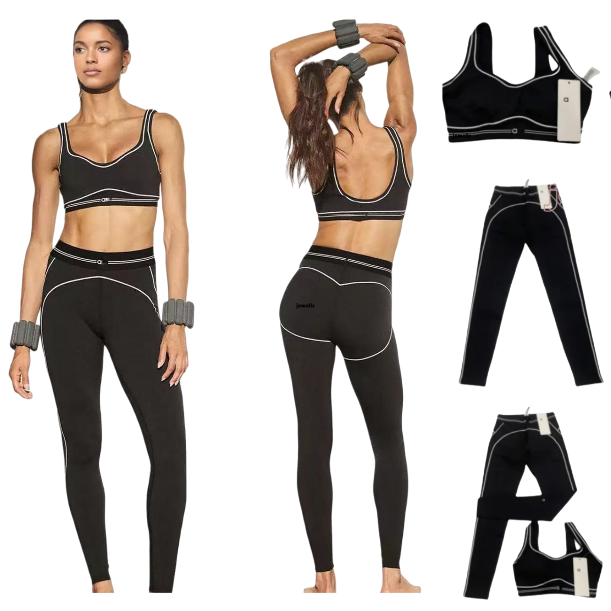 setswomen sets women set Heart Throb Bra Leggings Yoga Sets Gym Short Sports Outfit Pants Shaping Waist Fitness Jogging Sportswear Running Asetness women set