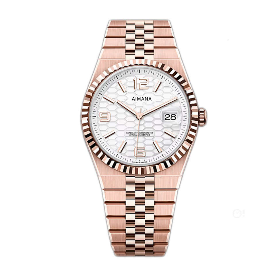 AIMANA Swiss Brand Genuine High-End New Concept Large Dial Men's Dog Tooth Bezel Watch