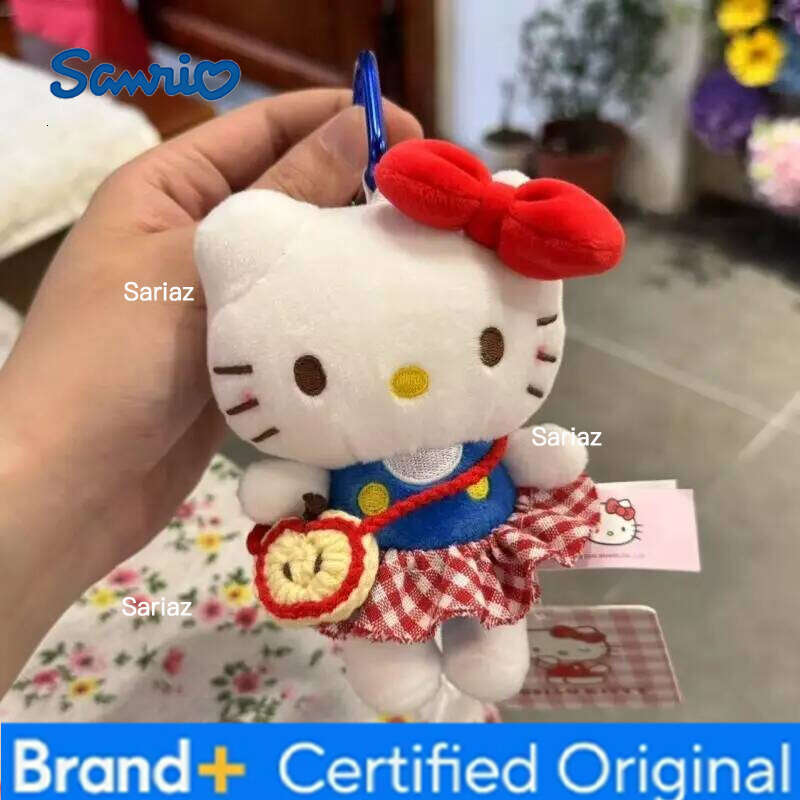 Sanrio Filling Doll Toys Hello Kitty Cartoon Plush Soft Backpack Pendant Kawaii Creative Ornament Cute Birthday Gift for Girls H2601211