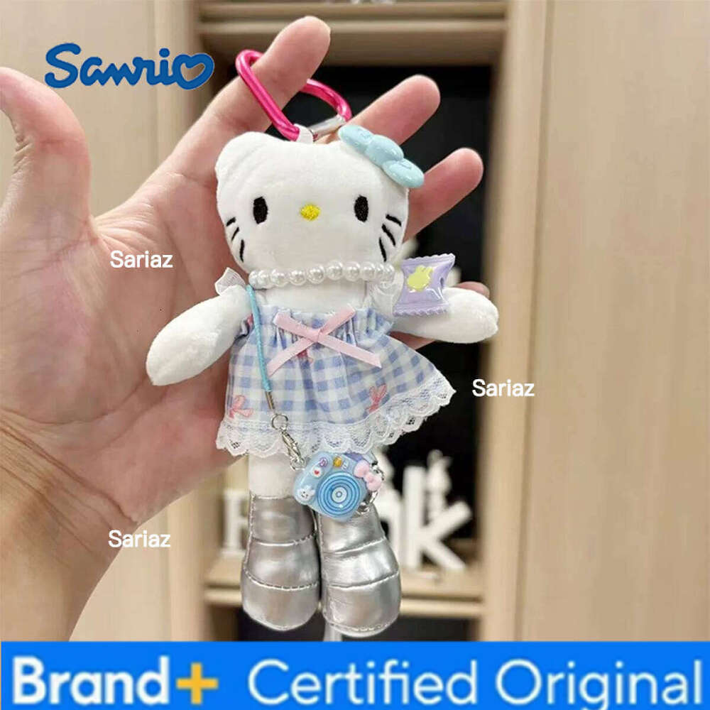 Sanrio Hot Selling Hello Kitty Cartoon Creative Character Keychain Fashionable Versatile Clothing Bag DIY Decoration Pendant H260121