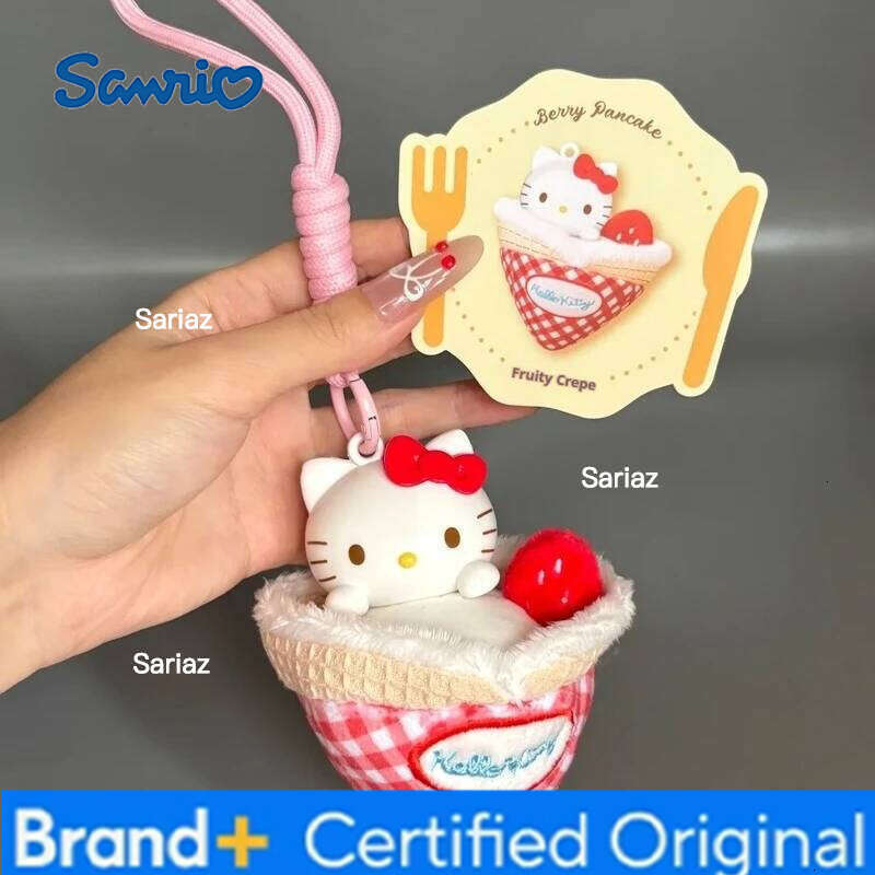 Sanrio Hellokitty Sweet Workshop Series Fragrant Pendant Blind Box Mystery Cartoon Cake Decor Toys Gifts for Kids H260121