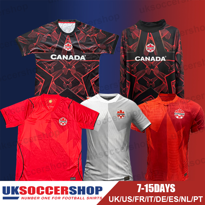 Canada Football Jersey World Cup 2026 Soccer Jerseys Retro Football Shirts Tops Kits Men Kids Women Pre Match 3XL 4XL