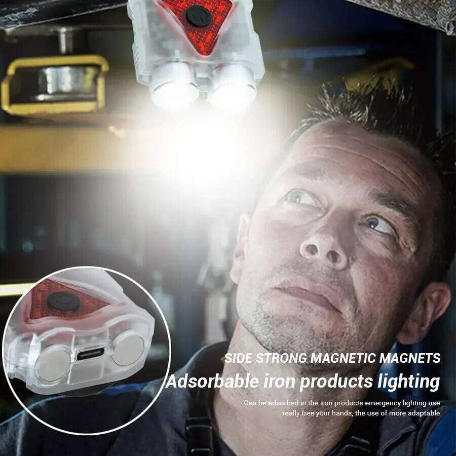 High Strong Power LED Flashlight Built-in Battery Type-C Rechargeable with Pen Clip Torch Outdoor Camping Emergency Lantern Z260121