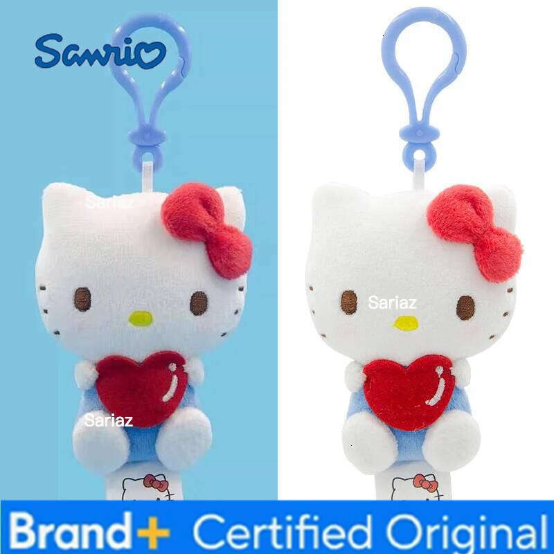 Sanrio Hello Kitty Bag My Melody Plushies Kuromi Cinnamoroll Pompom Purin Plush Pendant Doll Kids Birthday Gifts H260121