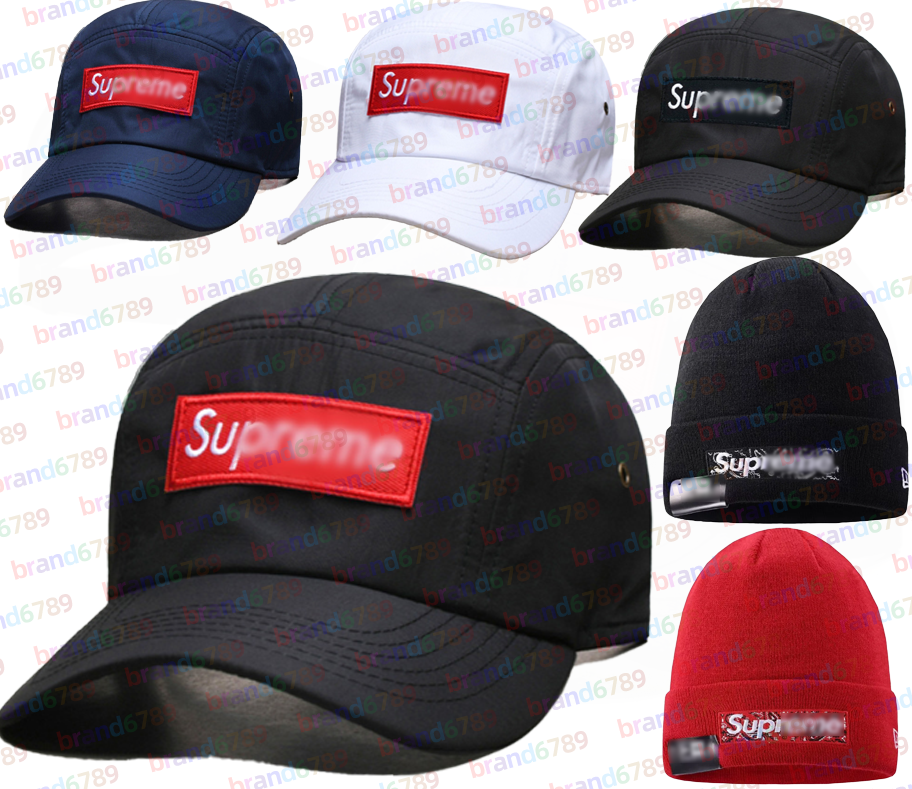 Designer Supremely beanie men's curved brim baseball caps, women's beanies, luxury large standard cashew flower cold hats, embroidered knitted hats, SUP casquette