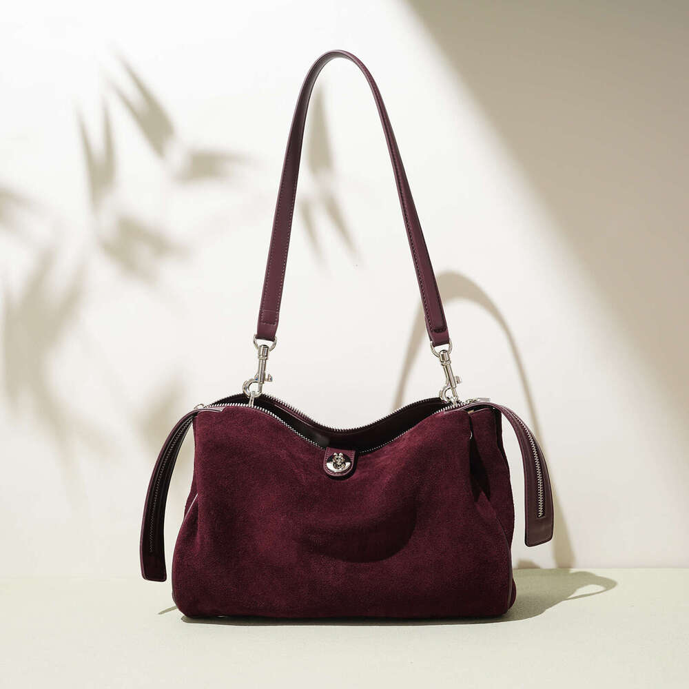 Luxury Shoulder Bags Totes Hobo Genuine Leather Cowhide Fashion Crossbody Niche Designer Women S High Quality Elegant Bag SENYY