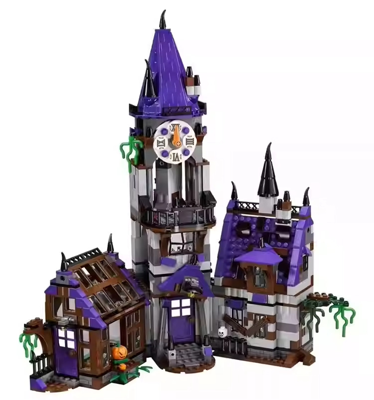 Scooby-Doo Haunted Mansion 10432 - Mysterious Haunted House Lighthouse Manor Children's Educational Assembly Toy