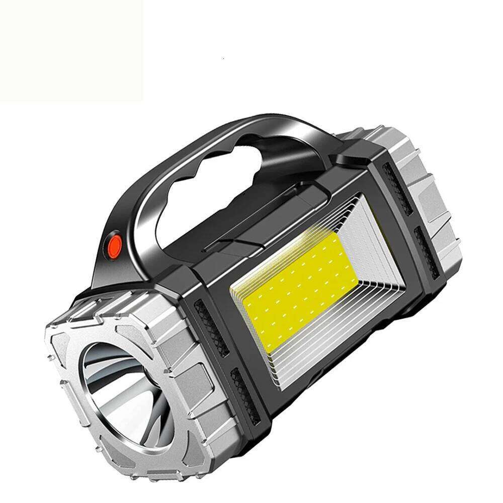 High Power Rechargeable LED Flashlight Multifunctional Portable with Side Light Waterproof Multiple Lighting Modes Z260121