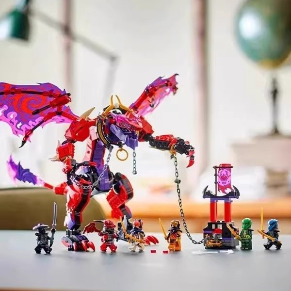 71832 Phantom Ninja Series Chaos Dragon Thunder Tooth Assembly Block Toy 2026