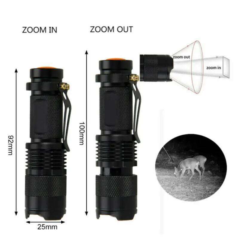 IR 850nm/940nm Infrared Hunting Radiation Night Vision light Zoomable Tactical Flashlight Torch Waterproof Lamp Z260121