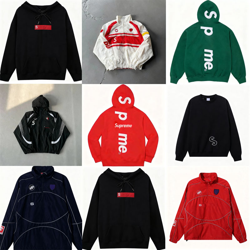 designer New 2026 Men's hoodie hoodie American street fashion brand letter embroidery hoodie men's pure cotton plus size sweat absorbing y2k hip hop supremely hoodie