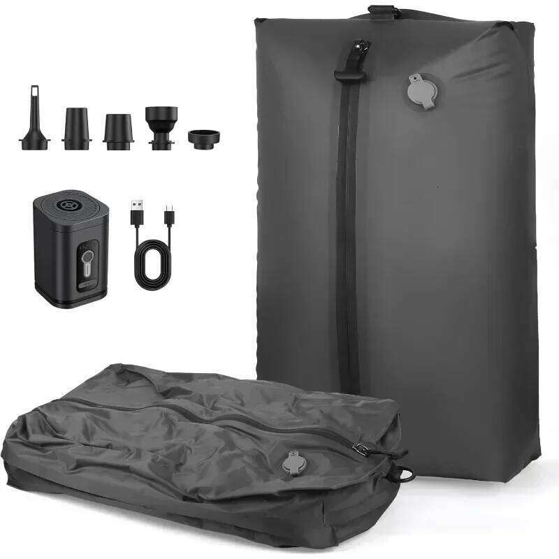 17L Vacuum with Air Pump Reusable Travel Storage Outdoor Compression Backpack Luggage Bag 26W0121