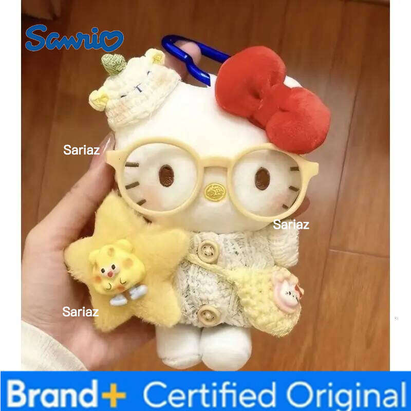Sanrio Anime Hello Kitty cosplay star clothing dress up cartoon plush keychain PP cotton stuffed doll decoration gift H260121