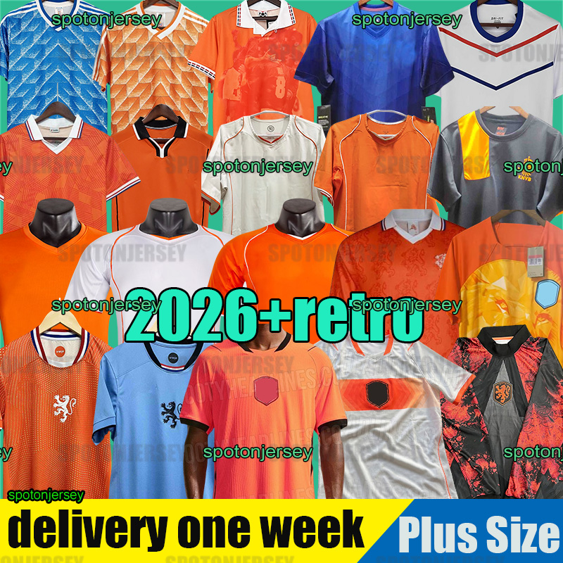 1988 Netherlands Retro Soccer Jersey Van Basten 1997 1998 1994 Holland football shirts BERGKAMP 97 98 12 Gullit Rijkaard DAVIDS VINTAGE football jerseys
