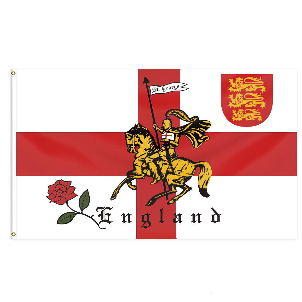 90x150CM 35FT Knight of England Banner Flags
