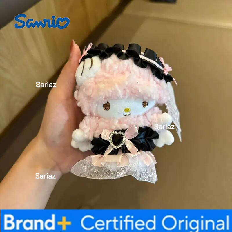Sanrio 11CM anime My Sweet Piano cosplay cross-dressing plush doll pendant kawaii keychain cute accessories holiday gift H260121