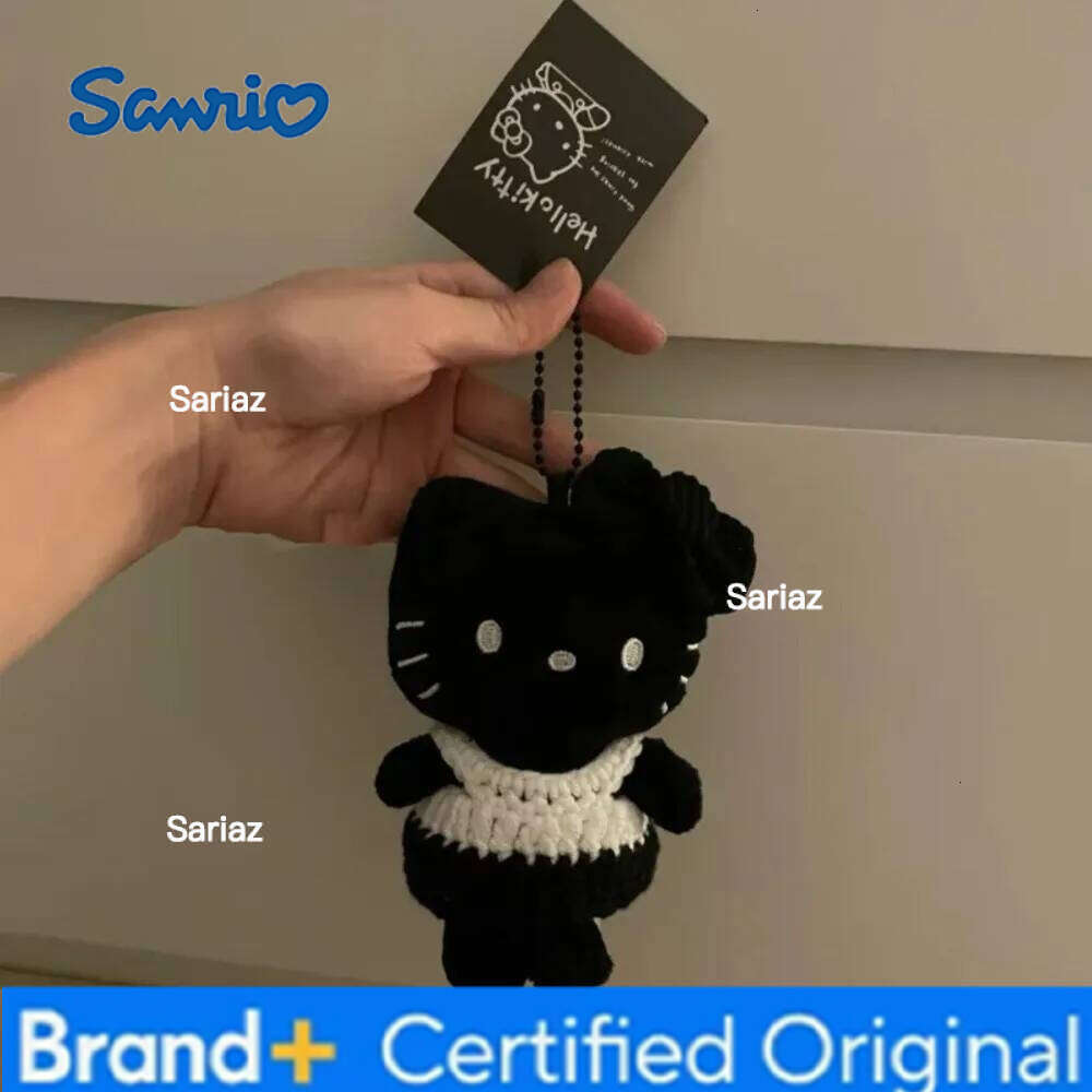 Sanrio Cute Hellokitty Hanging Chain School Bag Decoration Cartoon Plush Doll High Appearance Exquisite Fashion Small Gift H260121