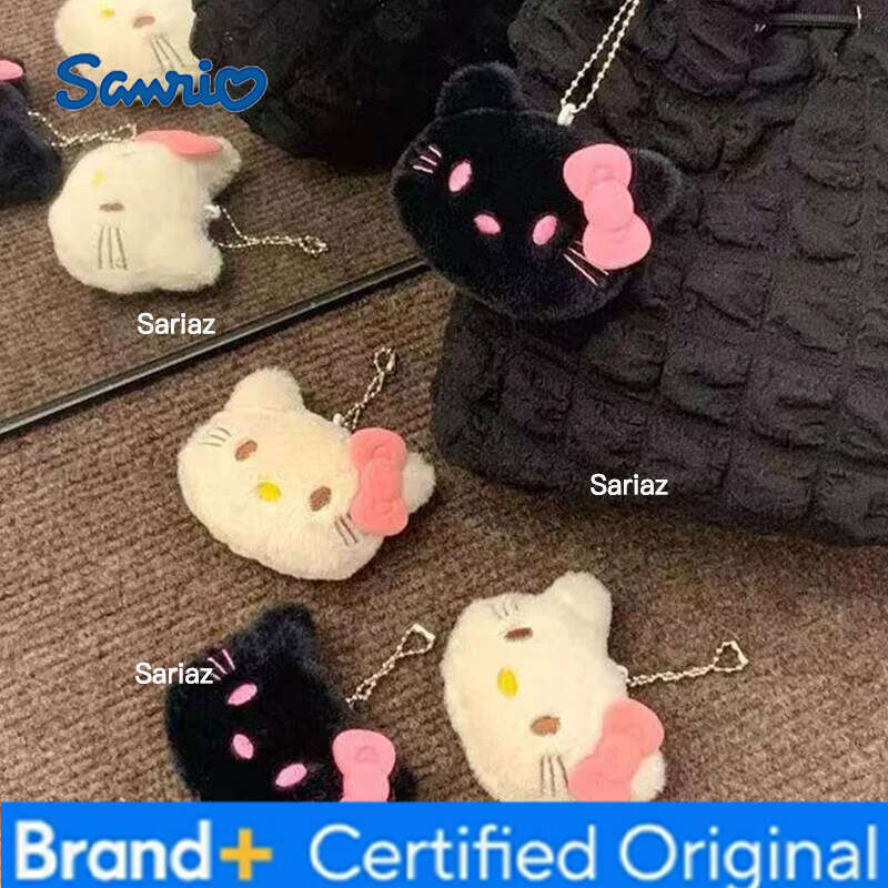 Sanrio Keychain Navid EVE Party Apple Kitty Mini Plush Hellokitty Backpack Pendant Cute Y2k Star Cat Girl Xmas Gifts H260121