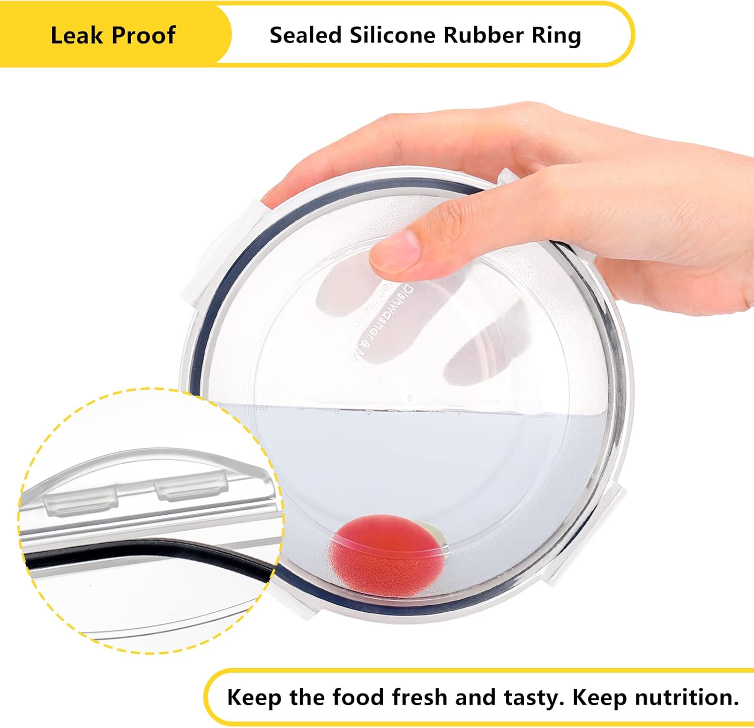 34 PCS Food Storage Containers Set with Airtight Lids- BPA-Free Plastic Food Container for Kitchen Storage Organization, Fruit Meal-prep Containers wi