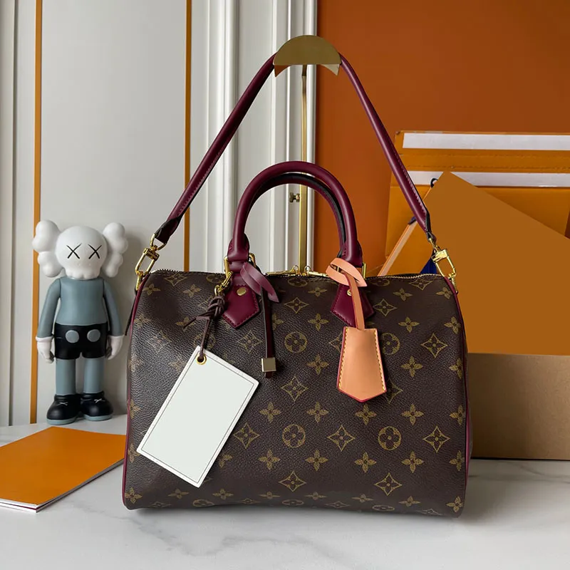 0A New Leathers Colorful Flower Pillow Travel Bag Women Leather Designer Speedyss classics presbyopia Shoulder Bags Crossbody handbags Totes pouch purse 13085