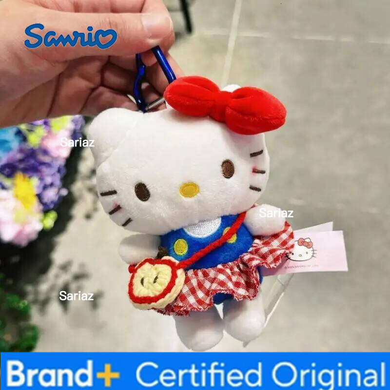 Sanrio Filling Doll Toys Hello Kitty Cartoon Plush Soft Backpack Pendant Kawaii Creative Ornament Cute Birthday Gift for Girls H26012111