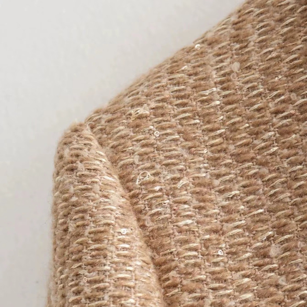 Chic Female Tweed Basic Jacket Coat Women Clothing Woolen Outerwear Long Sleeve Front Button Female Outerwear Chic Tops Y251105