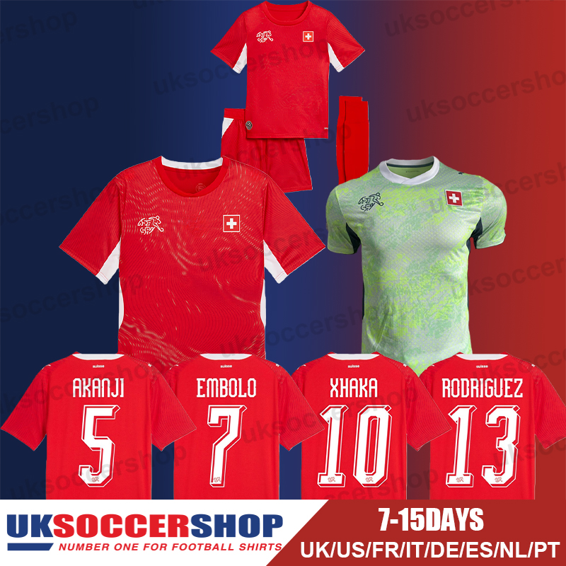 Switzerland Football Jersey World Cup 2026 Soccer Jerseys Retro Football Shirts Tops Kits Men Kids Women Pre Match 3XL 4XL