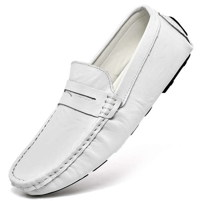 Foreign Trade Hot-Selling Ultra-Light Cowhide Free shipping Loafers Men with Tassels, Casual Shoes, Fashionable Outdoor Driving Shoes for Men, Dropshi