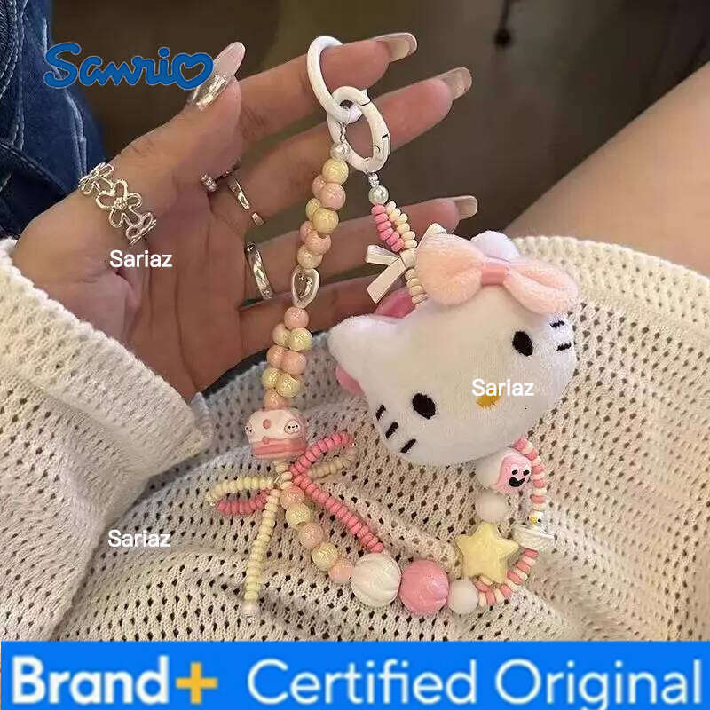 Sanrio Japanese Plush Keychain Kawaii Hello Kitty Backpack Pendant Couple's Holiday Gift Children's Cartoon Birthday Present H260121