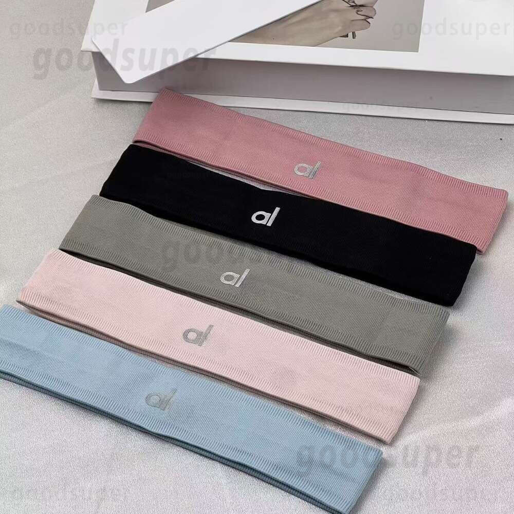 Yoga Alosetitys Headbands Popilar Elastic Yoga Headband for Women Men Top Quality Black Hair Bands Head Scarf Alosetitys Headwraps Hair Accessories Gifts py2