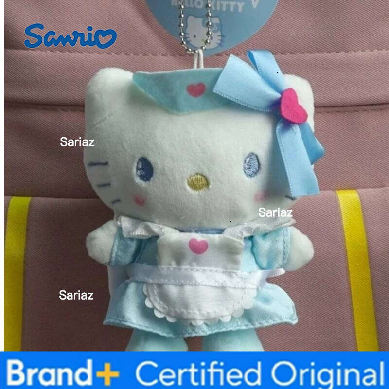 Sanrio Doctor And Nurse Series Kt Cat Cute Anime Doll Plush Pendant Bag Decorative Keychain Girlish Heart Gift H260121