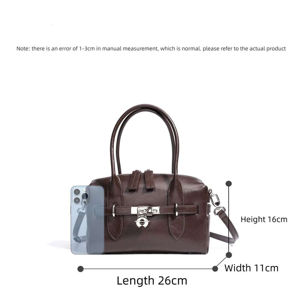 Luxury Shoulder Bags Totes Hobo New Cowhide Elegant Women S Autumn Winter Handbag Large Capacity Fashion Commuter Crossbody Bag SENYY