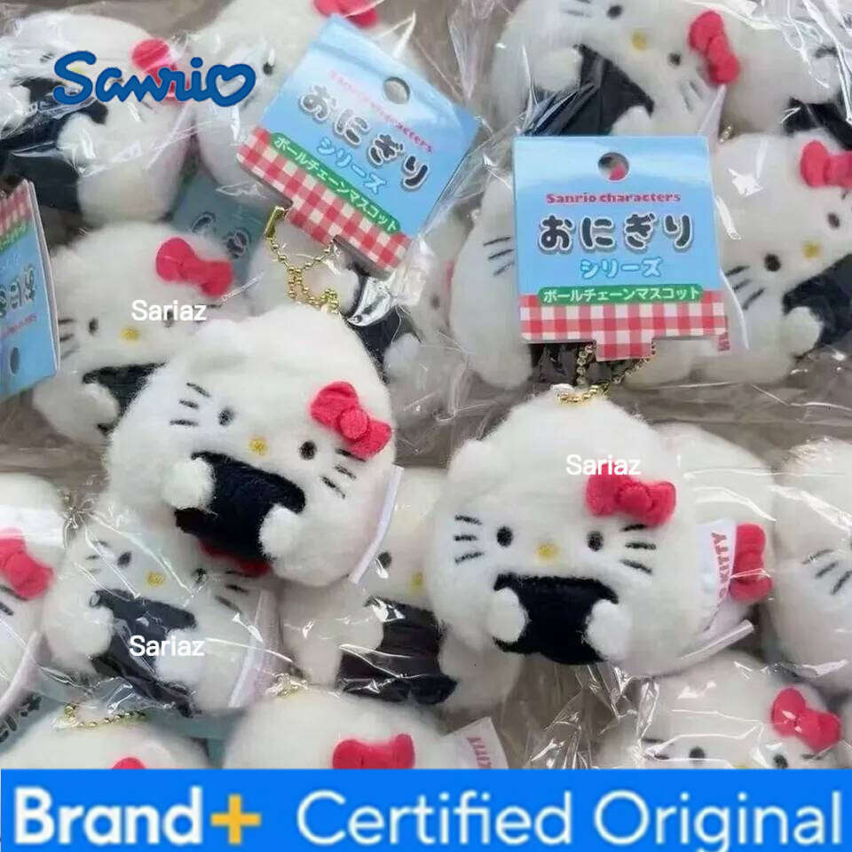 Sanrio 1 Pcs Rice and Vegetable Roll Sushi Plush Cat Doll Bag Accessories Versatile Fashion Cute Pendant H2601211