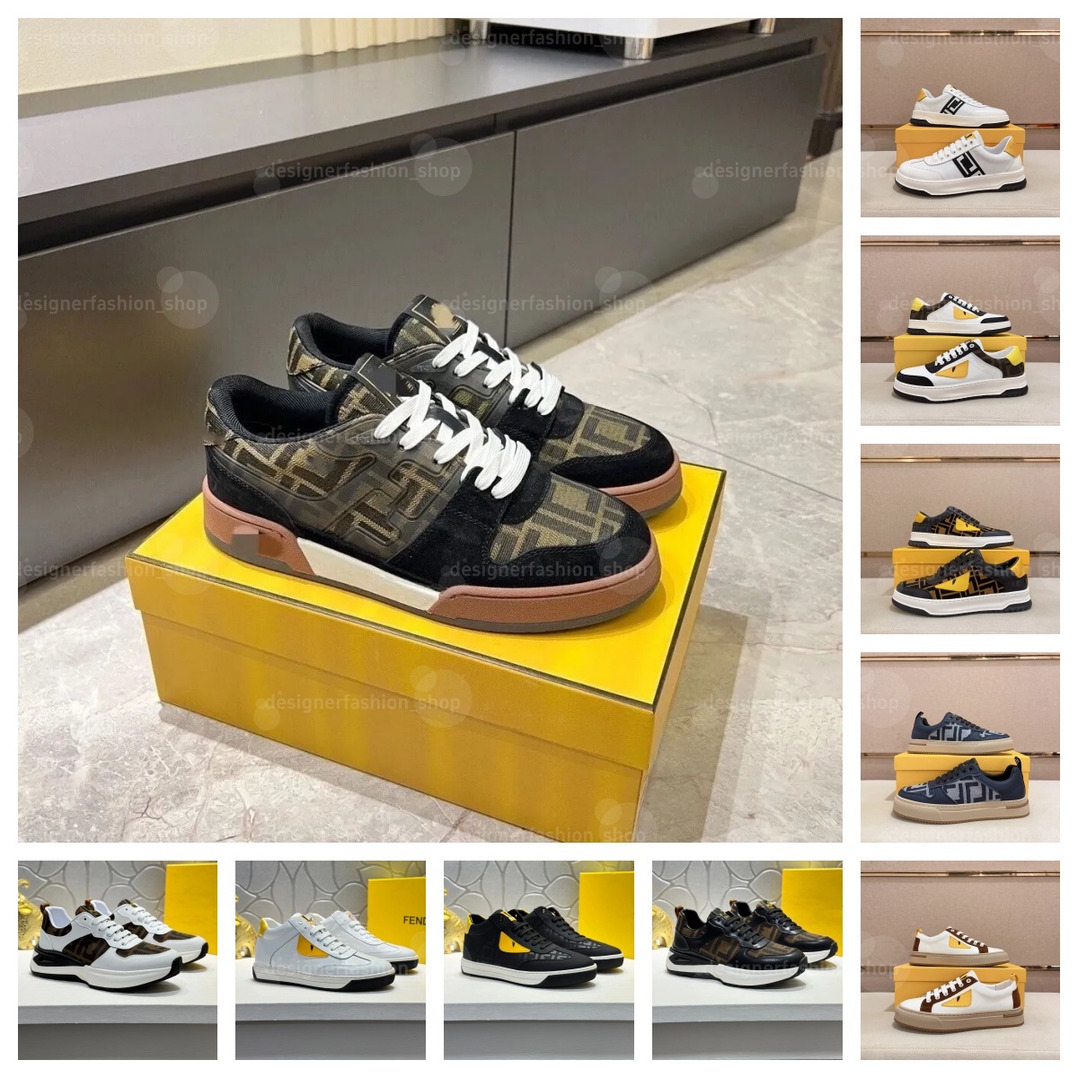 Designer sneakers Men FLOW Perfect Shoes Comfort Casual Walking Men's Sports Zipper Rubber Lightweight Skateboard Runner Sole Tech Fabrics Trainer 38-45