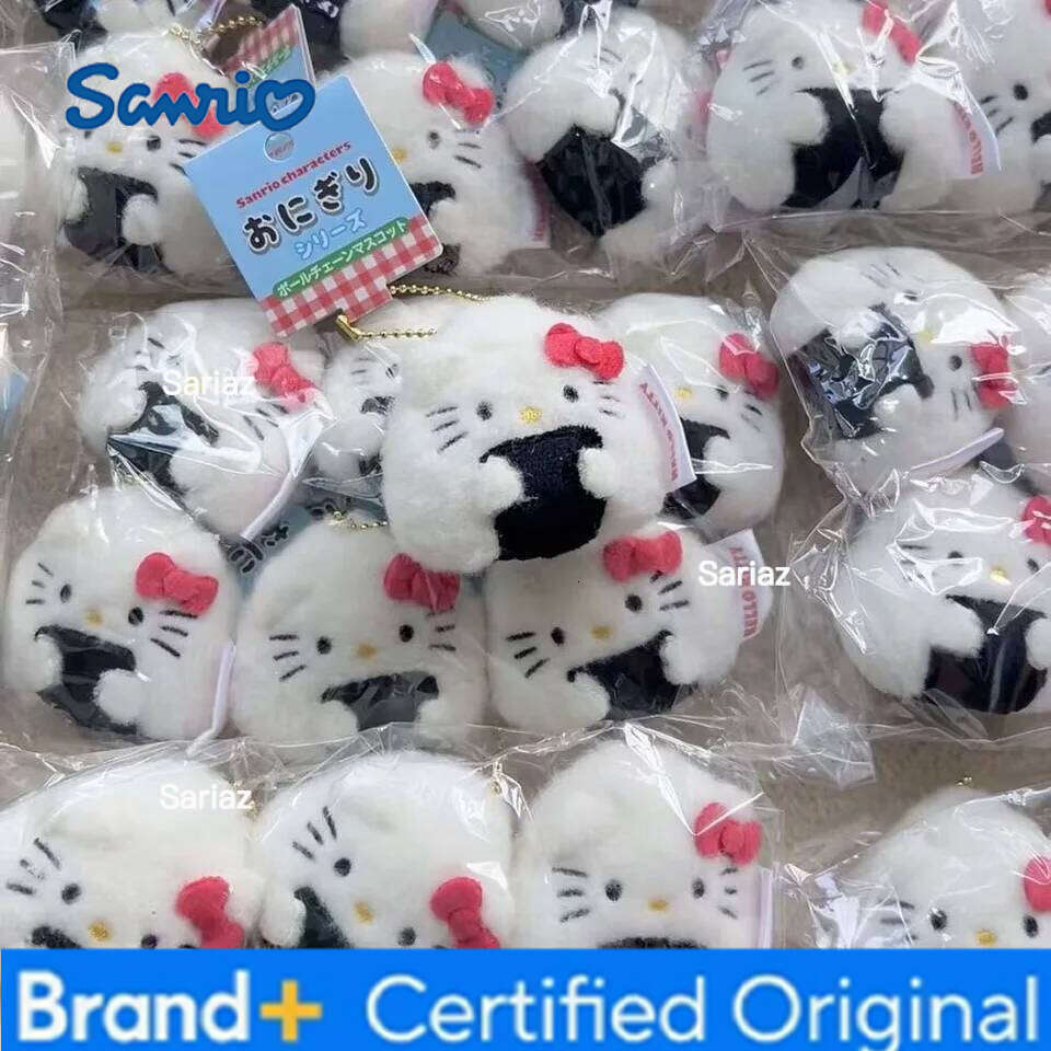 Sanrio 1 Pcs Rice and Vegetable Roll Sushi Plush Cat Doll Bag Accessories Versatile Fashion Cute Pendant H26012111